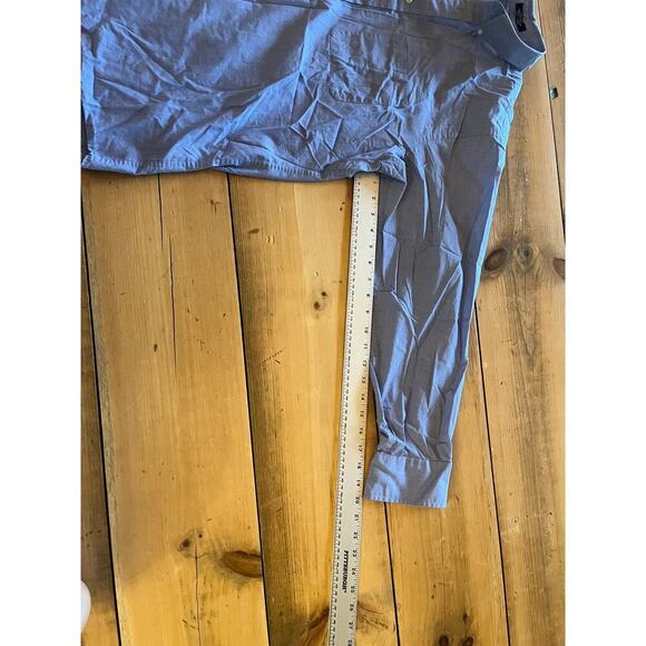Chaps men's long sleeve button down shirt. Blue. Classic Fit. Size 17. - Picture 3 of 7